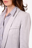Smythe Grey Single Breasted Blazer Size 6