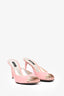 Dolce & Gabbana Pink Patent Leather Peep Toe Heels Size 38.5
