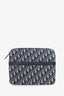 Christian Dior Navy/Beige Oblique Jacquard Travel Kit Pouch