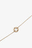 Tiffany & Co. 18K Gold Atlas Pierced Chain Bracelet with Diamonds