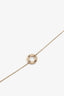 Tiffany & Co. 18K Gold Atlas Pierced Chain Bracelet with Diamonds