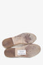 Loewe Cream Leather Anagram Espadrille Size 39
