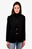 Emilio Pucci Black Single Breasted Blazer Size 12