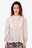 Isabel Marant Etoile White 'Reign' Top Size 38