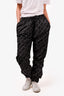 Fendi Black/White Karligraphy Track Pants Size 48 Mens
