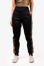 Fendi Black/Brown Zucca Side Track Pants Size 46 Mens