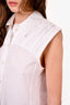 See By Chloe White Sleeveless Blouse Size 36