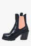 Louis Vuitton Black Patent Monogram Limitless Ankle Boots Size 37