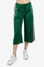 Gucci Green Striped Track Pants size X-Small