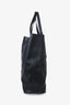 Saint Laurent Black Leather Shopping Tote with Pouch