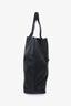 Saint Laurent Black Leather Shopping Tote with Pouch