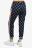 Gucci Navy Monogram Track Pants Size Small