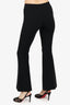 Boutique Moschino Black Wide Leg Trousers Size 4