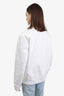 Prada x Adidas 2021 White Re-Nylon Striped Zip-Up Jacket