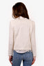 IRO White Cotton Fringed Evening Jacket Size 36