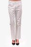 Isabel Marant Etoile White Cotton Trousers Size 38