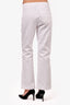 Isabel Marant Etoile White Cotton Trousers Size 38