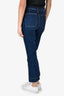 Khaite Dark Blue Denim 'Raquel' Cropped Flare Jeans Size 28