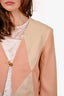 Moschino Cheap & Chic Pink/Cream Tassel Blazer Size 10