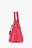 Prada Pink Saffiano Leather Promenade Top Handle with Strap