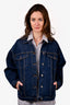 Stella McCartney Dark Blue Denim Oversized Jacket Size 36