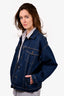 Stella McCartney Dark Blue Denim Oversized Jacket Size 36