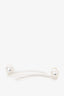 Pre-Loved Chanel™ Silver Faux Pearl Crystal Hair Pins x 2
