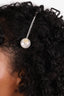 Pre-Loved Chanel™ Silver Faux Pearl Crystal Hair Pins x 2