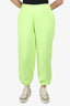 Balenciaga Lime Green Oversized Jogger Size S