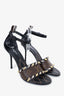 Louis Vuitton Brown Calfskin Monogram Eldorado Sandals Size 38.5