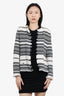 IRO Black/White Tweed Pattern Open Jacket size 42