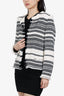 IRO Black/White Tweed Pattern Open Jacket size 42