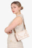 Christian Dior Pink Leather Studded Diorama Small Shoulder Bag