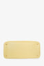 Prada Yellow Saffiano Leather Promenade Top Handle with Strap
