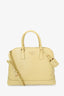 Prada Yellow Saffiano Leather Promenade Top Handle with Strap