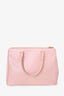 Prada Pink Saffiano Leather Large Galleria Tote with Strap