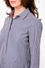 Celine White/Blue Striped Button-Up Shirt Size 40