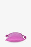 Loewe 2021 Purple Leather 'Flamenco' Pocket Pouch Crossbody Bag