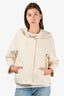 Sportmax Cream Wool Zip-Up Jacket Size 2