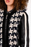 Alexander Wang Black Woven Leather Jacket Size S