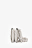 Jil Sander White Tri-Pouch Crossbody