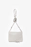 Jil Sander White Tri-Pouch Crossbody