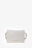 Jil Sander White Tri-Pouch Crossbody
