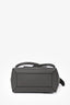 Celine 2018 Dark Grey Leather Micro Belt Bag with Strap