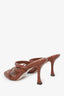 Jimmy Choo Brown Leather Diosa 90 Sandal Size 35.5