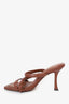 Jimmy Choo Brown Leather Diosa 90 Sandal Size 35.5