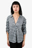 Veronica Beard Jeans Check Blouse Size XL