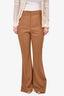 Veronica Beard Brown Flared Trousers Size 10