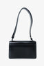 Prada Black Brushed Spazzolato Embleme Flap Bag