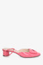 Christian Dior Pink Patent 'Day' Slingback Round Heels Size 38